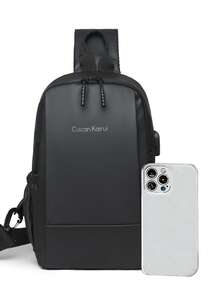 Waterproof Nylon Men's Casual Multi-Pocket Chest Bag - Multicolor - View 5