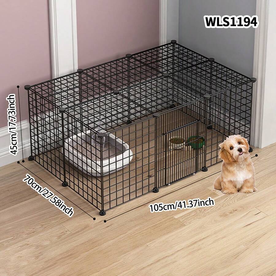 DIY Pet Playpen Suitable For Raising Puppies, Kittens And Small Animals - Multicolor - View 1