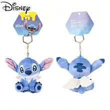 Disney 官方授权天使史迪奇背包挂饰，莉萝与史迪奇毛绒翅膀可爱钥匙扣，节日礼物 - 彩色 - 查看 7