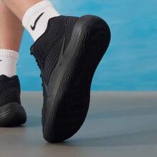 Nike 男鞋新款運動鞋precision 8實戰緩震耐磨籃球鞋 - 黑色 - 查看 5