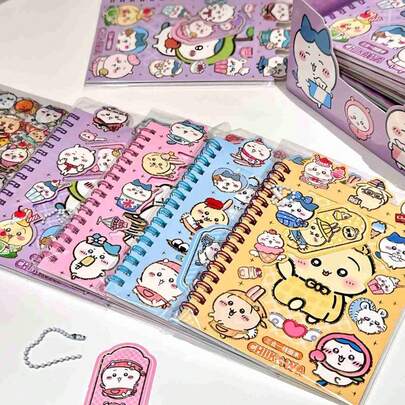 1pc 2026 Popular Japanese Anime And Manga Merchandise, Cute Three In One Account For School Supplies, Coil Books, Stickers, Combination Books, Material Books, Children's DIY Hand Books, Prizes, Small Gifts, Notebooks, Pendants, Notebooks, Diaries, Memo Books, Chain Colors Are Random, So Love Fairies Should Carefully Choose And Give Them To Friends And Family,New Year's Gift, Valentine's Day Gift, Easter Gift,(Random Style)