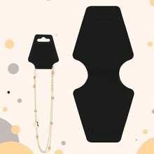 50pcs Jewelry Display Cards, Necklace, Bracelet, Hair Tie Storage Organizer - A - View 8