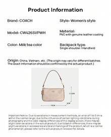 Coach CW426SVPWH Women's Mahjong Bag, Handbag/Clutch/Coin Purse, New Monogram Canvas Handbag From The Nolita Series, Stylish And Versatile, Practical And Luxurious Women's Bag As A Holiday Gift For Your Girlfriend - CW426SVPWH - View 8