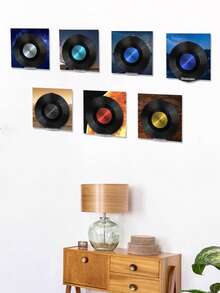 8/Pcs 12-Inch Transparent Acrylic Wall-Mounted Nail Polish Holder, Nail Polish Storage Box And Shelf - Clear - View 7