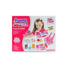 Juguete Caja Registradora Rosa con Carrito Supermercado Accesorios Realistas para Niñas - Rosa - Ver 5