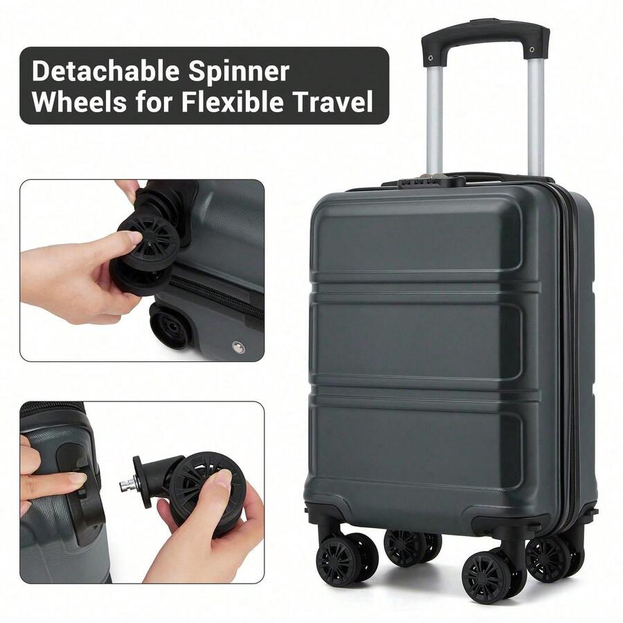 Suitcases - Gris + Negro - Ver 1