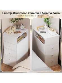 Nightstands - White - View 5