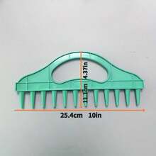 1件播种工具，土壤螺旋钻，园艺播种间距工具，适用于农田、蔬菜种植，农业耙 - 多色 - 查看 10