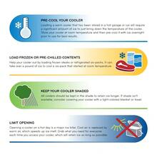 10 Quart Hard Side Cooler Gray 14-Can Capacity Portable Insulated Cooler For Camping & Picnic - Đơn - Xem 8