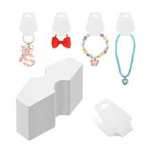 50pcs Jewelry Display Cards, Necklace, Bracelet, Hair Tie Storage Organizer - A - View 7