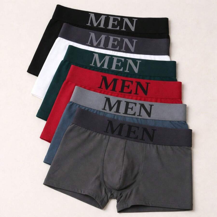 Set Of 6 Men's Boxer Briefs, Comfortable Premium Quality - 彩色 - 查看 1