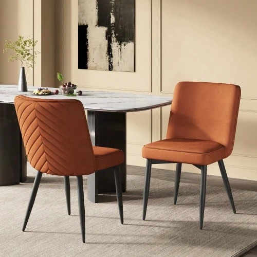 Dining Chairs - Rust - View 1