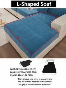 1 Vỏ bọc ghế sofa co giãn, Vỏ bọc ghế sofa bằng vải nhung phủ toàn bộ, Vỏ đệm ghế sofa đa năng cho mọi mùa, Chăn sofa vải dày, Có thể giặt bằng máy, Chống bụi, Thân thiện với thú cưng, Trang trí nhà cửa, Có thể điều chỉnh cho ghế sofa góc, Phòng ngủ, Văn phòng, Phòng khách 1/2/3/4 chỗ ngồi - Xanh đậm - Xem 13
