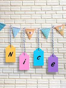 100 thẻ quà tặng nhiều màu sắc, 10 màu có dây buộc, thẻ giấy Kraft, thẻ quà tặng màu Macaron, thẻ treo, thẻ giá, thẻ chúc mừng cho quà tặng Giáng sinh, đồ thủ công tự làm, quà tặng tiệc tùng, đám cưới, lễ tốt nghiệp. - Nhãn - Xem 4