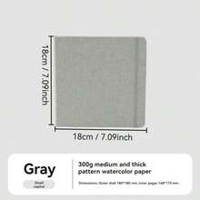 300g/M² Cuaderno de bocetos de acuarela de 100% algodón, adecuado para principiantes, artistas, bocetos y pintura al aire libre - A - Ver 10