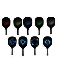 Approved Outdoor Leisure Sports Fiberglass Honeycomb Pickleball Paddle 16mm Thickness PP Material Racket With Net 2 Peak Ball Paddles, 4 Outdoor Peak Balls, 1 Portable Bag F7LQ - 紅色 - 查看 4