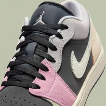 Men's Air Jordan 1 Low SE Basketball Shoes IB7109-004 - Coral Pink - View 9