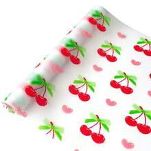 1 Roll Thickened EVA Drawer Liner | Cherry Pattern, Moisture-Proof, Anti-Slip, Washable And Reusable, Suitable For Drawers, Shoe Cabinets And Cupboards, Drawer Moisture-Proof Pad: Anti-Slip And Anti-Dust, Keep Utensils Dry And Clean - Red Cherries - View 13