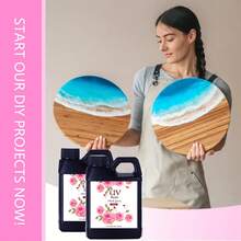 Premium Clear UV Resin Hard Glue 500g - All-In-One Crafting Kit With Silicone Mat, Mixing Tools & Gloves - Perfect For Jewelry Making, Resin Art & DIY Projects - UV Resin Kit - View 6