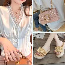 10pcs Pearl No-Sew Snap Buttons/Anti-Slip Shirt Brooch With Hidden Fasteners/Adjustable Detachable Snap Buttons For Women - A - View 8