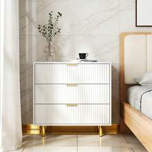 Dressers & Chests Of Drawers - White + MDF - View 1