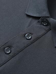 3pcs Boyfriend Style Men's Lightweight Breathable Running Fitness Casual Short Sleeve Polo Shirt T-Shirt Set, Summer - Multicolor - View 7