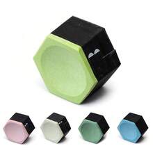 1pc Professional Hexagonal Billiard Cue Chalk, Billiard Chalk, Enhanced Grip, Long-Lasting, Anti-Slip Cue, Won't Fall Off, Integrated Front Wiper, Comes With Portable Protective Case - Multicolor - View 2