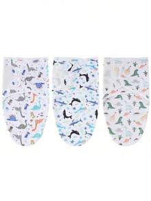 Oaoleer 3PCS BABY Swaddle 0-3 Months - Swaddles For Newborn, Adjustable Newborn Swaddling Wrap For Baby Boys And Girls, Swaddle Blanket Sleep Sack, Easy Change - Multicolor - View 23