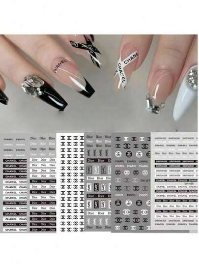 6pcs Bowknot Nail Stickers, European And American Style Luxury Minimalist Design, Adhesive Backed For Easy Application On Nails, Strong Adhesion And Won't Fall Off, Suitable For DIY Manicure, Salon Manicure And Home Manicure, Fashionable And Exquisite Bowknot Shape To Enhance Nail Styling, Suitable For Daily Manicure, Parties, Dates, Weddings, Holidays, Multi-Piece Design For Easy Matching, Essential Decorative Accessory For Nail Art Enthusiasts And Nail Salons
