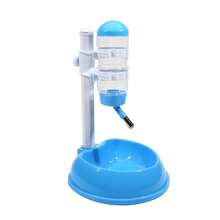 宠物立式饮水器，高度可调自动喂水喂食碗，狗狗饮水瓶分配器，猫狗喂水碗套装 - 500ml - 查看 10