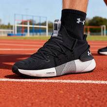 Under Armour Zapatillas deportivas ligeras HOVR Phantom 3 para hombres, zapatillas de running con amortiguación suave - Negro - Ver 4