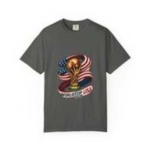 World Cup Shirt,World Cup T-Shirt, USA World Cup Shirt, Soccer Fan Tee, Football Graphic Shirt,  2026 Apparel - 白色 - 查看 9