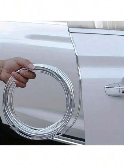 5M Electroplated Glossy Car Door Edge Protector, Anti-Scratch Protective Seal Strip, Automotive Bumper Seal Strip, Car Door Bumper Strip, Invisible Door Edge Guard