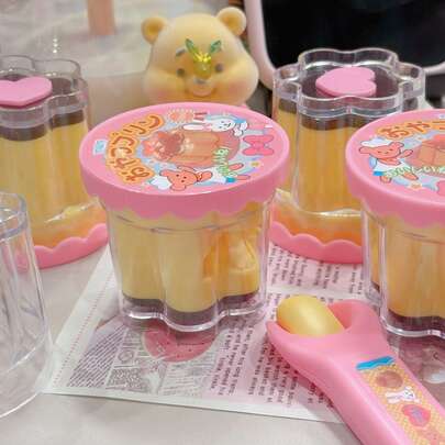 Jelly Pudding Feeding & Strawberry Pudding Toy Game - Interactive Feeding Game For Kids - Role Play Toy - Material - Sensory Interactive Game - Suitable For Pet Lovers Simulated Feeding Toy, Fun Pet Feeding Toy, Holiday Shoppers, Toy Enthusiasts, Pretend Feeding Toy, Cute Pattern Tactile Fun Toy, Perfect For Halloween, Thanksgiving & Christmas Gifts, Dollhouse Pretend Play Set Accessories, Multiplayer Interactive Game, Pet Feeding Toy