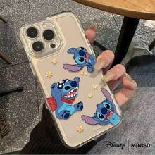 Disney Lilo & Stitch Playful Stitch All-Over Print Phone Case Suitable For IPhone 17/17 Pro/17 Pro Max/17 Air/16/15/14/13/12/11/X Series Iphone 17 Pro Max Case Iphone 17 Pro Case Iphone 17 Case Stocking Stuffers The Girlfriend - Clear - View 5