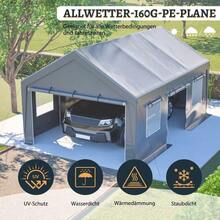 Carports - 13X20 FT Grigio - Visualizzare 6