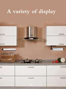 Wall-Mounted Toilet Paper Holder, No Drilling Required, Suitable For Kitchen And Bathroom - Multicolor - View 5