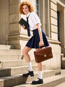 Women's Mary Janes Shoes Platform Chunky Low Heels Comfortable Cute Pumps Round Toe Ankle Strap Woman Shoes - 黑色 - 查看 3