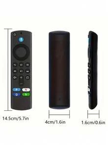 Control remoto por voz con botones retroiluminados y control de TV - Compatible con Fire TV, Fire TV Cube 4K y dispositivos de transmisión, automatización del hogar inteligente, búsqueda por voz, control de volumen/iluminación, compatible con altavoces inteligentes Alexa, alimentado por batería (sin cableado necesario) - Ideal para dispositivos de transmisión del teatro en casa de la sala de estar - Compatible con los últimos modelos de control remoto de TV Fire TV - Ver 5