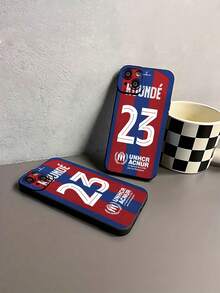 Camiseta de Koundé con el número veintitrés para ACNUR (ACNUR). Esta elegante funda es compatible con Samsung, Apple, VIVO, OPPO, , Transsion, ,  y Honor. Fabricada en silicona TPU, ofrece protección contra golpes y caídas, además de una sensación superior. Es un regalo ideal para familiares, amigos y seres queridos, y una opción perfecta para San Valentín y Año Nuevo. - Negro - Ver 7