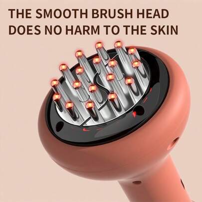 1200mAh 便携式 USB 供电背部和腰部按摩器，带电动深层组织按摩和刮痧工具