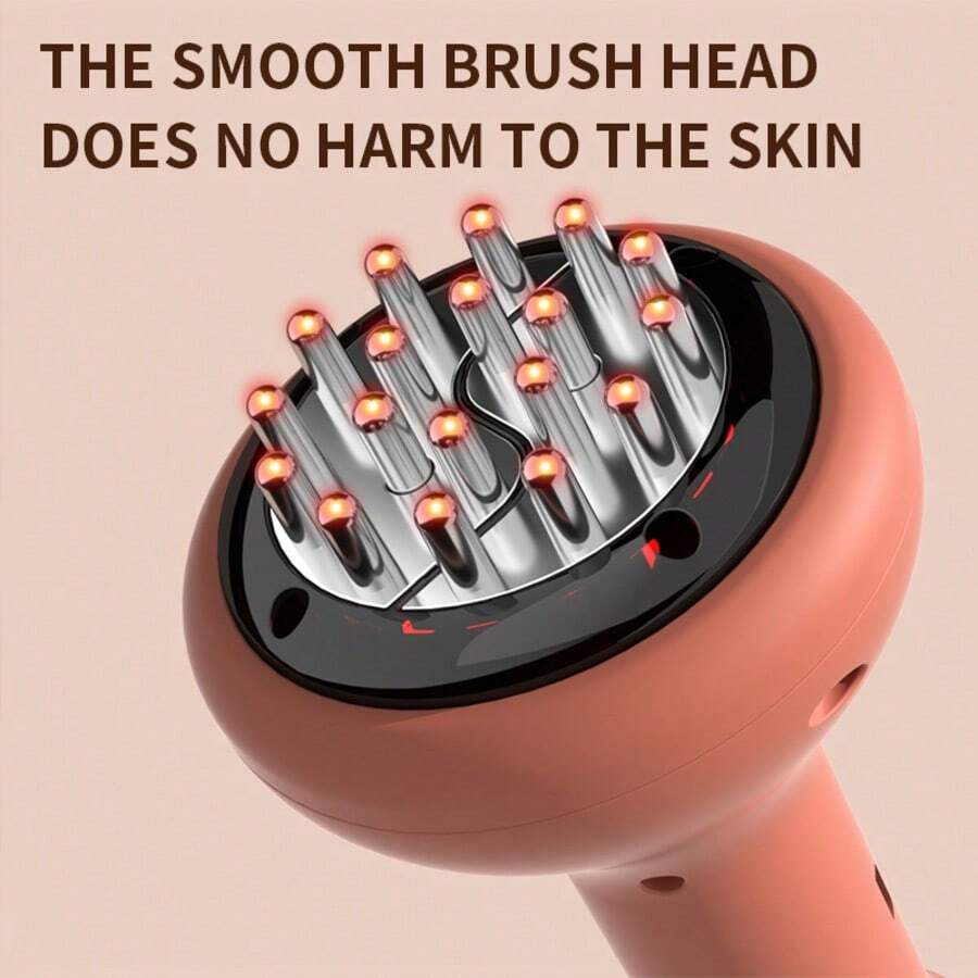 1200mAh 便携式 USB 供电背部和腰部按摩器，带电动深层组织按摩和刮痧工具