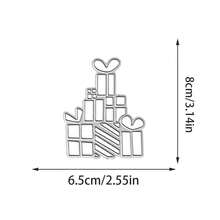 创意礼盒模具、DIY剪贴簿相册和压花模板、贺卡制作工具、卡片纸切割工艺品、礼品卡制作模板模切。 - 銀色 - 查看 7
