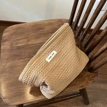 1 túi đựng mỹ phẩm cỡ lớn, túi đựng băng vệ sinh và mỹ phẩm cho nữ, ví đựng tiền xu di động, đồ trang trí phòng. - Nhiều màu - Xem 4