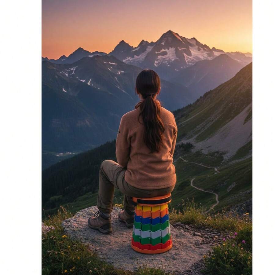 Banco retráctil todo terreno - Amarillo - Ver 1