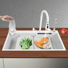 YUNRUX Kitchen Sinks - White - View 10