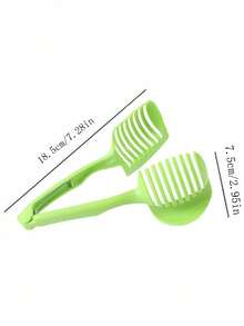 1pc Multi-Function Kitchen Slicer, Kitchen Tool, Potato, Tomato, Sandwich, Fruit & Vegetable Cutter/Divider, Round Fruit And Vegetable Slicing Assistant, Convenient Non-Electric Kitchen Tool, Plastic Cutting Aid - Multicolor - View 9