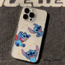 Disney Lilo & Stitch Playful Stitch All-Over Print Phone Case Suitable For IPhone 17/17 Pro/17 Pro Max/17 Air/16/15/14/13/12/11/X Series Iphone 17 Pro Max Case Iphone 17 Pro Case Iphone 17 Case Stocking Stuffers The Girlfriend - Clear - View 4