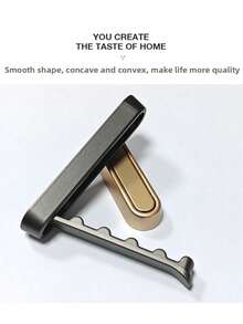 2个/4个可折叠隐形挂钩，锌合金材质，浴室墙钩，可伸缩，适用于衣柜、围巾、帽子、睡袍、钥匙、钱包、包包等，简约风格 - 彩色 - 查看 3