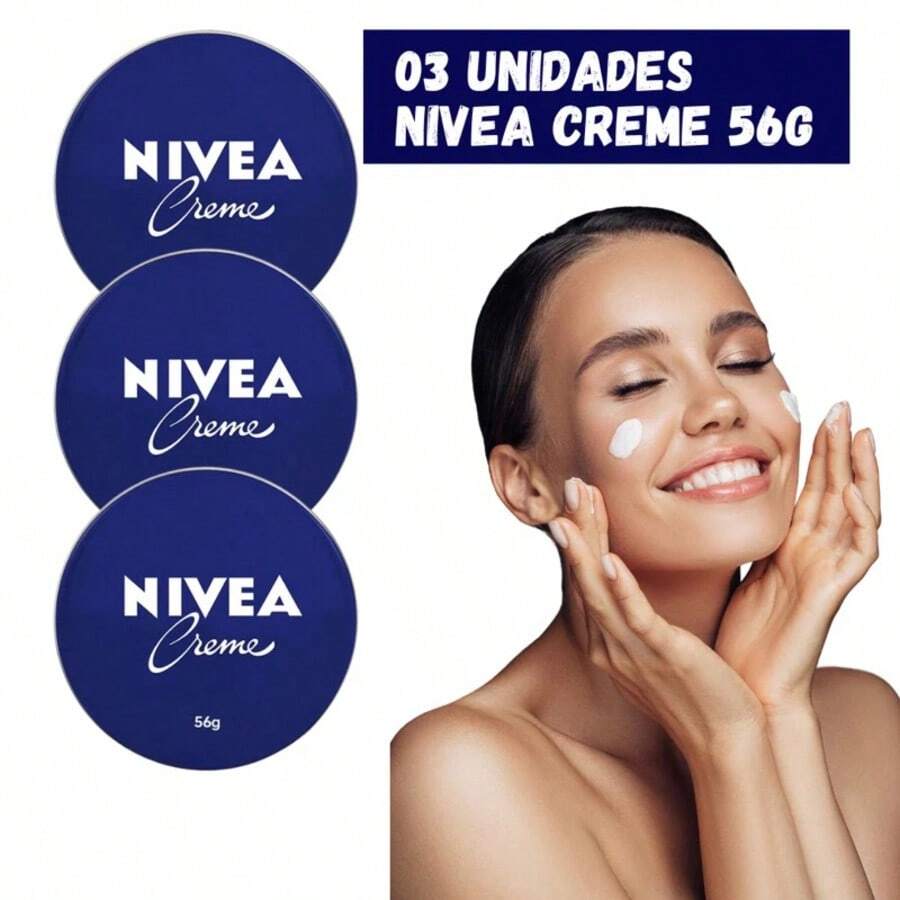 Kit Of 3 Units Of Nivea Moisturizing Cream In Original Tins, 56g - 3 Units - View 1